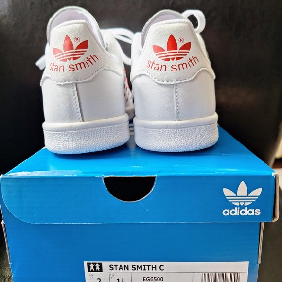 Adidas Original Size 2 Kids/Youth Stan Smith Sneakers, BNIB - Picture 4 of 5